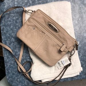 Tan crossbody bag, Rosetti, NWT
